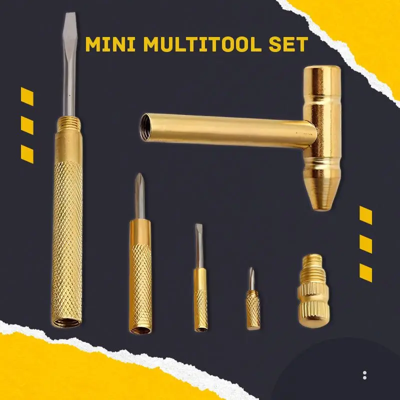 🔨 5-In-1 Multifunctional Craft Mini Hammer 🛠️