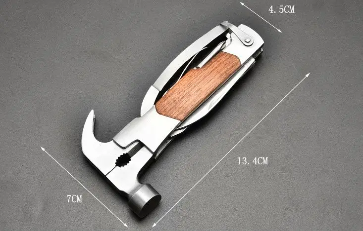 14-in-1 Stainless Steel Multitool Hammer